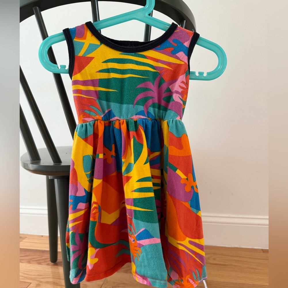 Nooworks Vibrant Jungle Print Kids Dress